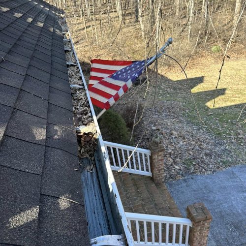 Gutter cleaning services by Williams Property Management in Winchester, VA, keeping gutters clear of debris. Gutter cleaning services by Williams Property Management in Winchester, VA, keeping gutters clear of debris.